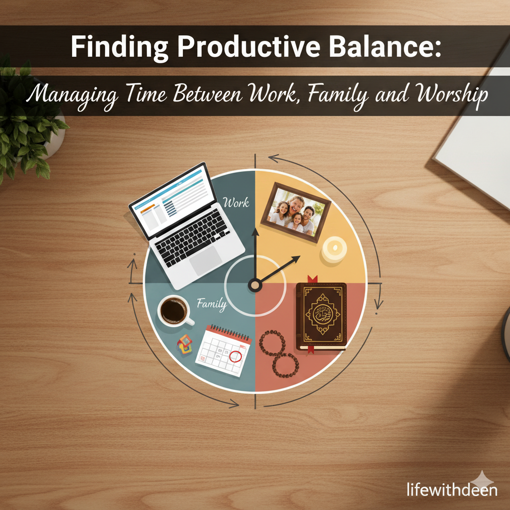 Finding Balance: Manage Time Between Work Family Worship | Life With Deen