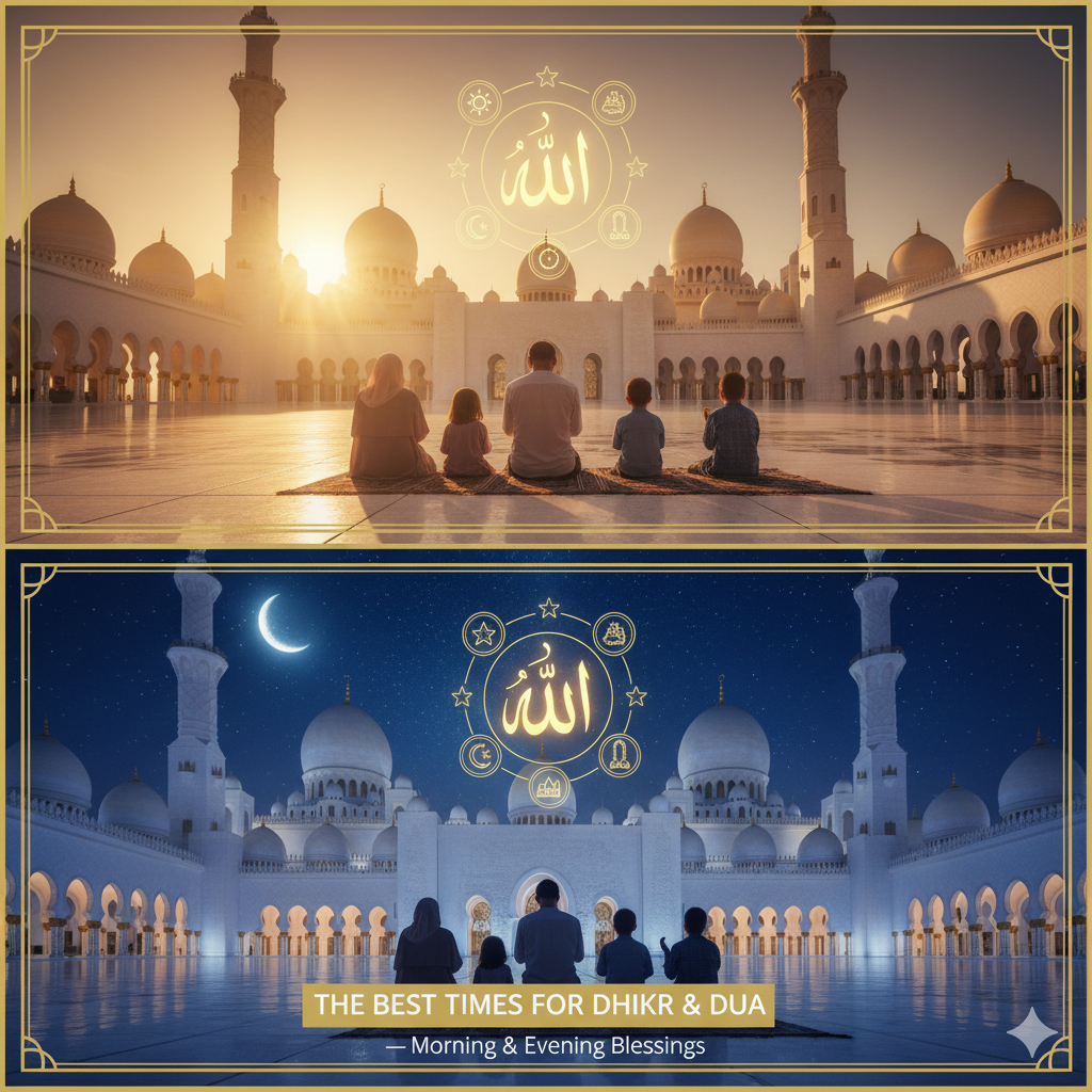The Best Times for Dhikr & Dua