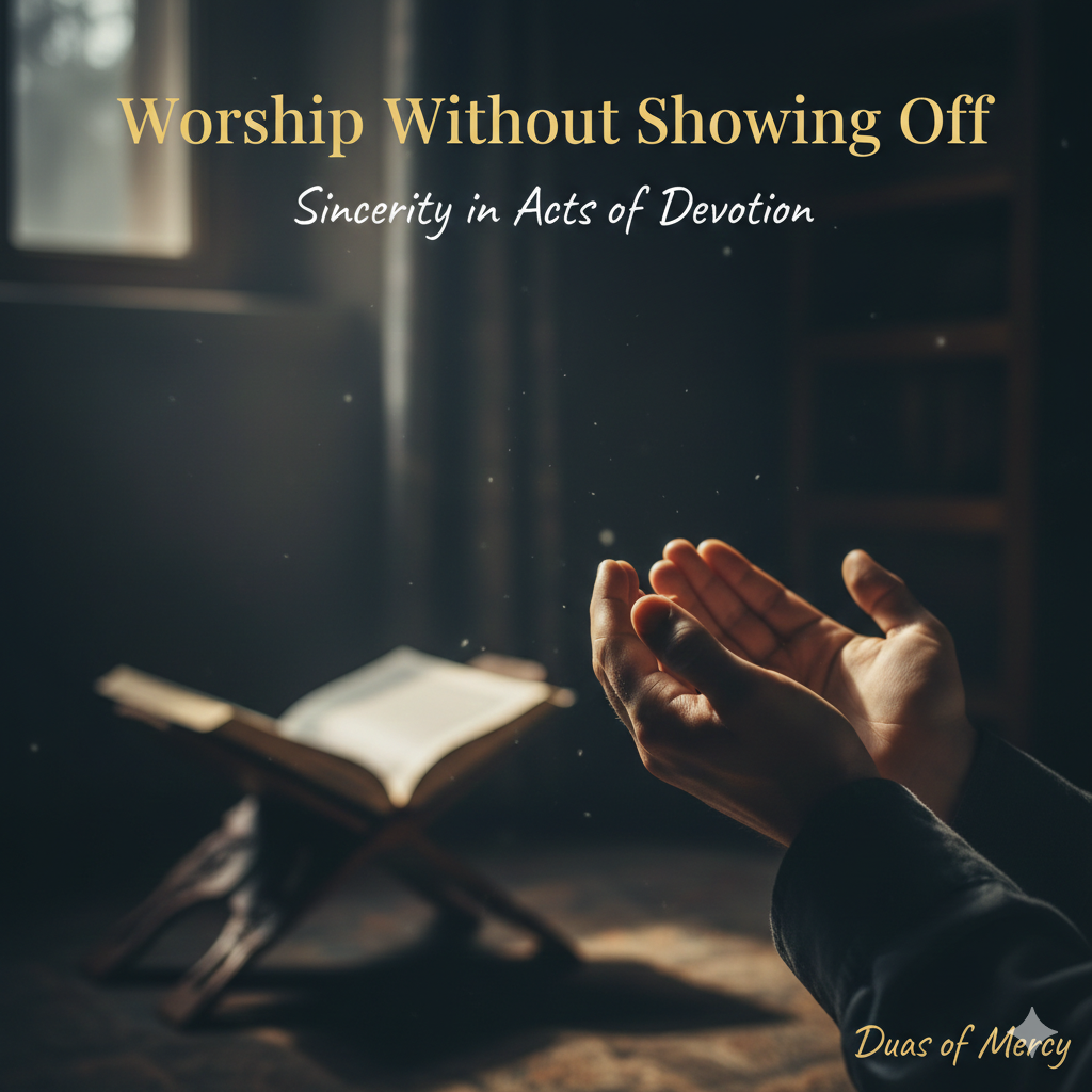 Worship Without Showing Off