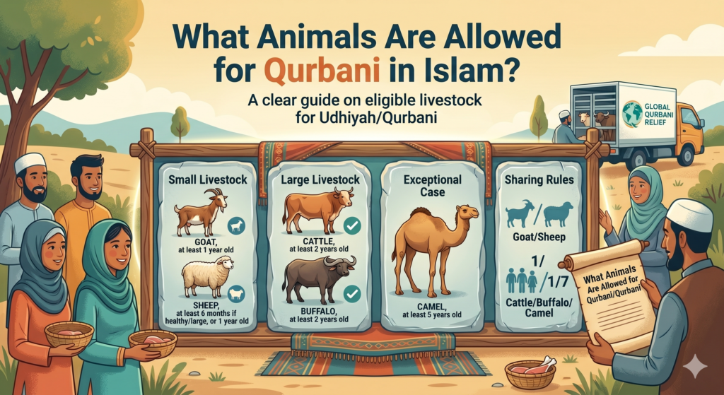 What Animals Are Allowed for Qurbani in Islam